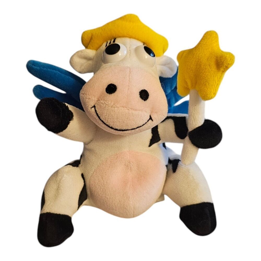 Kraft Cow Angel Plush 6” Stuffed Animal Advertising Toy Dairy Fairy